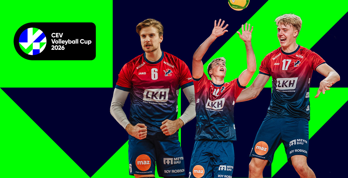 Tickets SVG Lüneburg : Gas sales Bluenergy PIACENZA // Finale CEV CUP 25/26, LKH Arena,  in Lüneburg